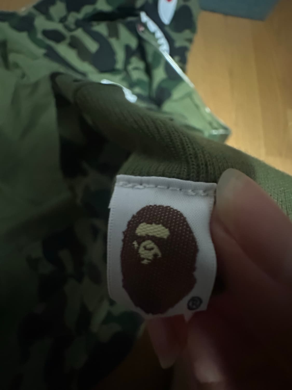 베이프 샤크후드 그린 상품이미지8