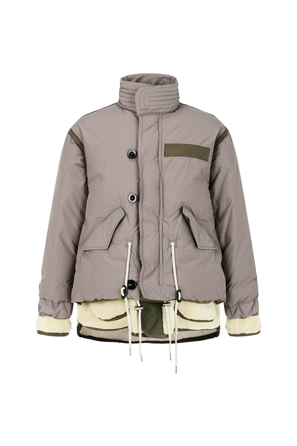 사카이 플리스 레이어드 패딩 블루종 상품이미지1