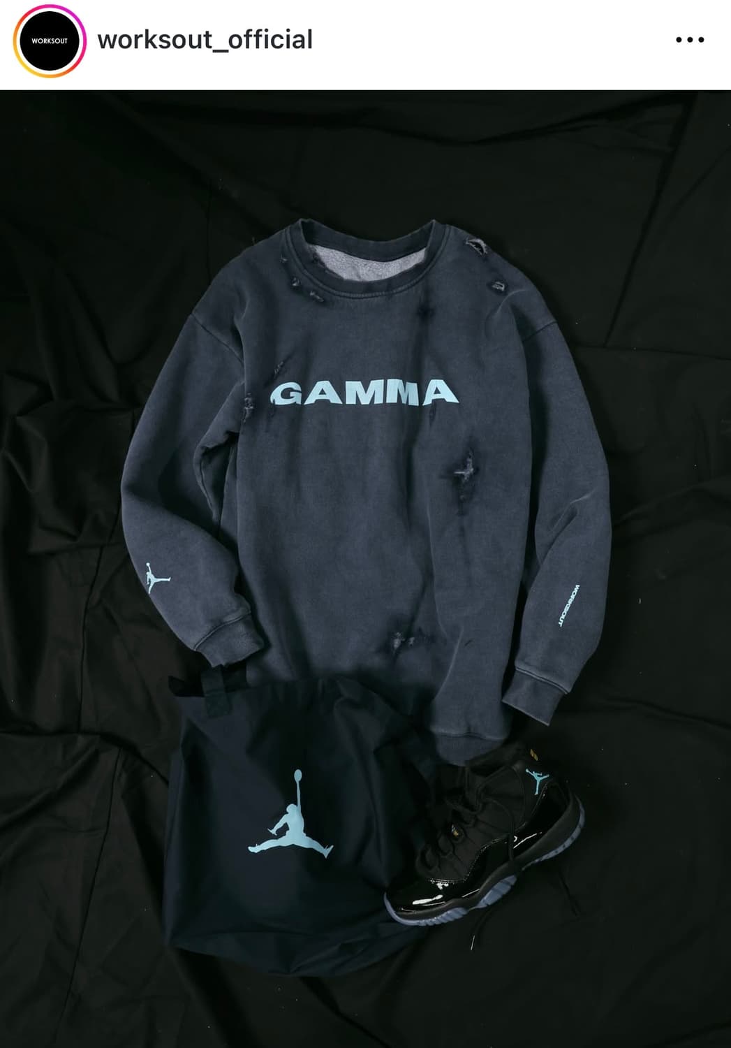 조던11 감마블루 260 + 감마 맨투맨 L 나이키 운동화 상품이미지1