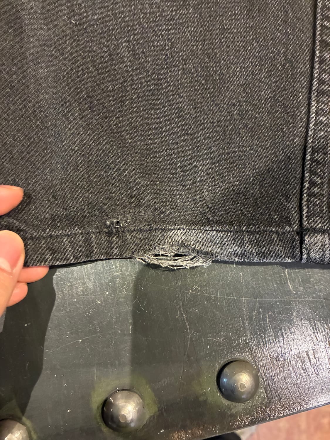 36) 리바이스 550 흑청 데님 상품이미지6