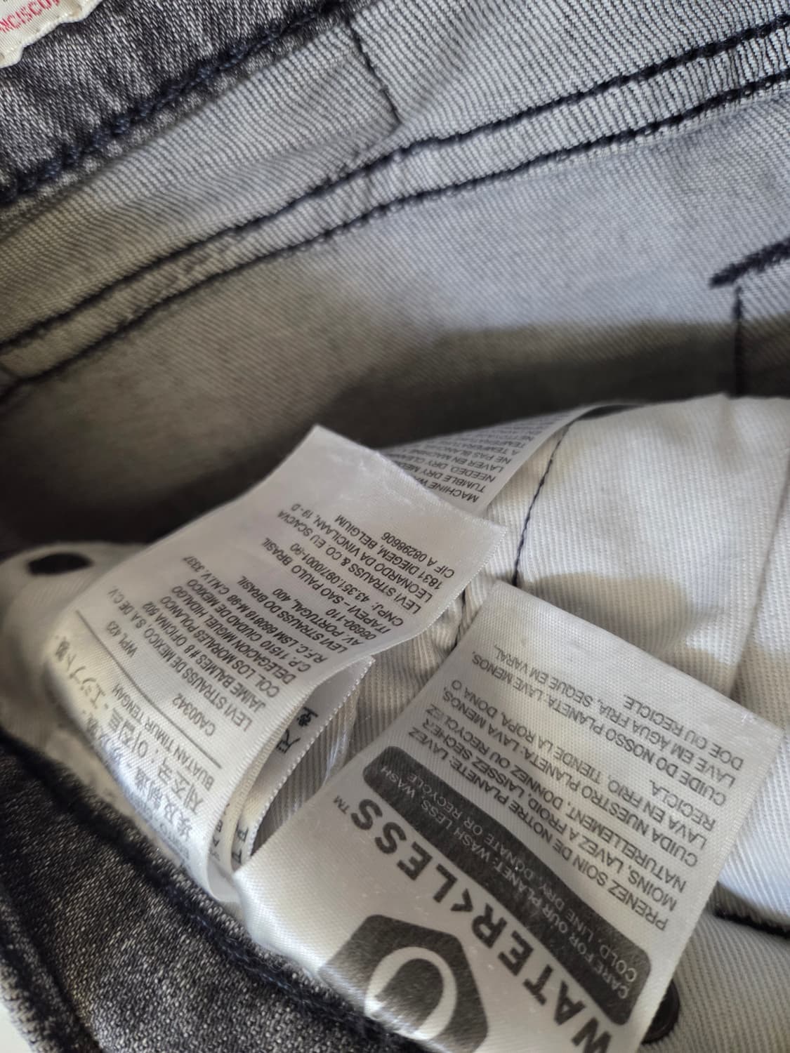 33 리바이스 BIG E 그레이 청바지 상품이미지6