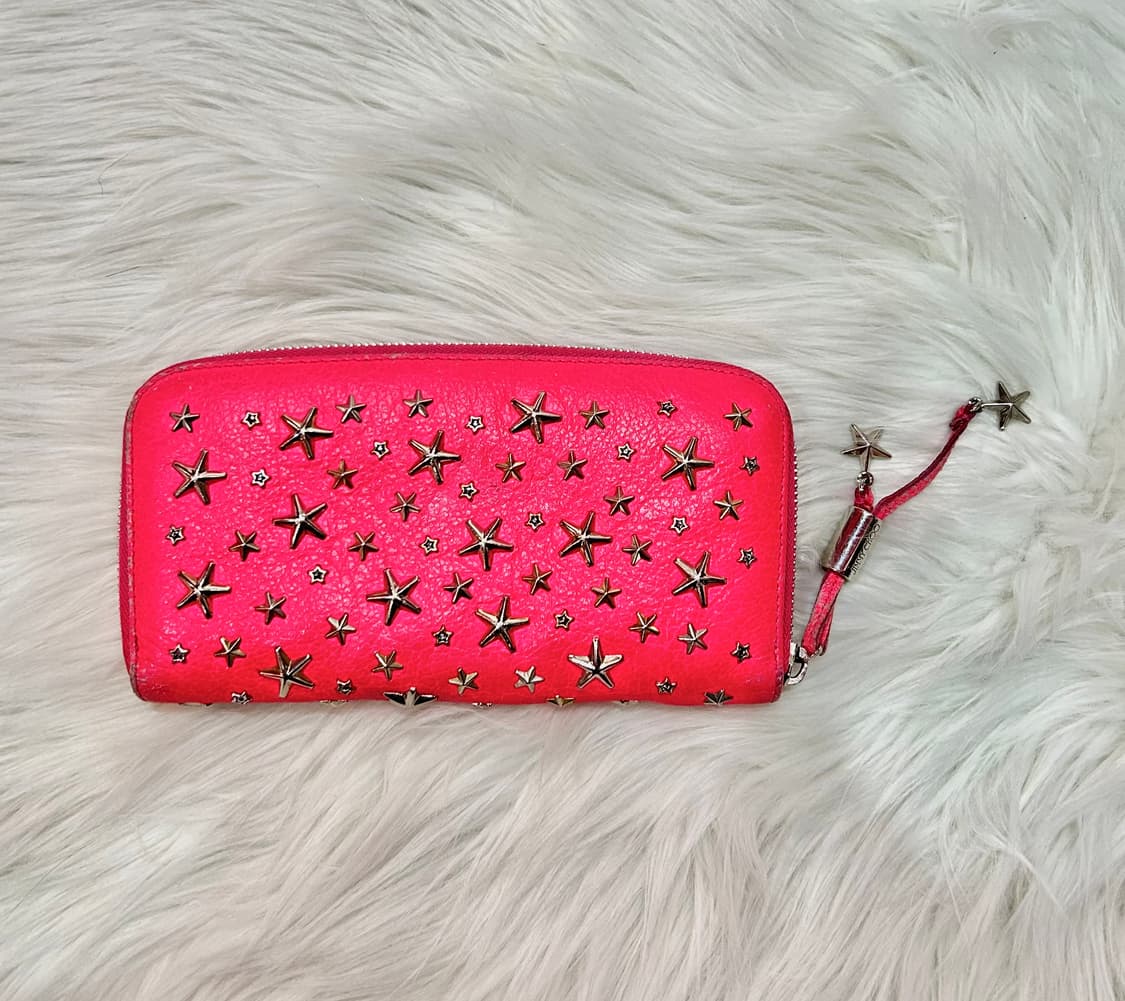 jimmy choo long wallet 지미 추 별 스터드 장지갑 상품이미지1