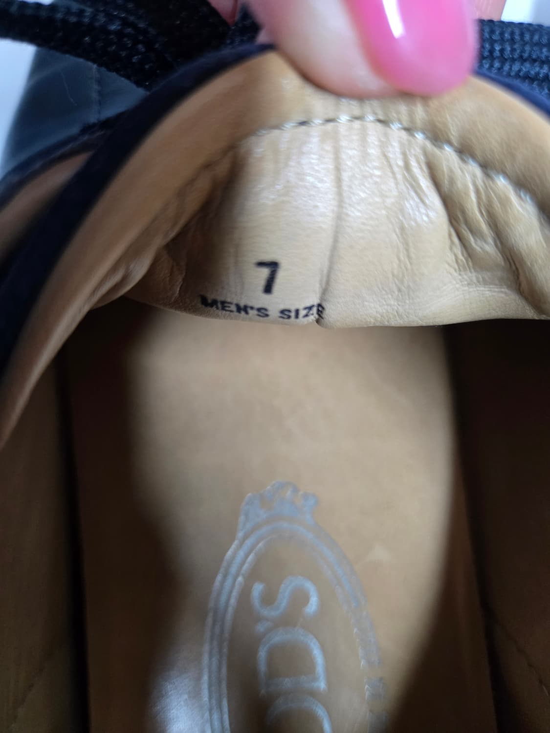 TOD'S 남성 스니커즈 네이비 7 265mm 상품이미지9