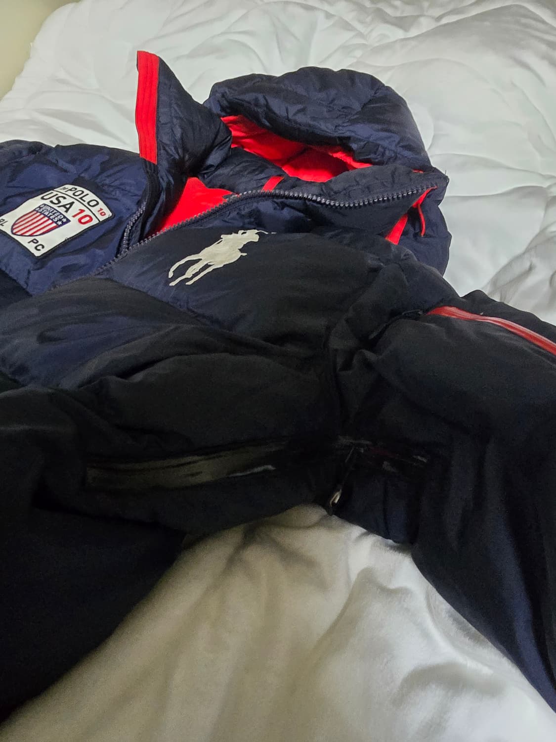 [국내정품] 폴로 랄프 로렌 USA 패치 다운 패딩 자켓 (95사이즈) 상품이미지6