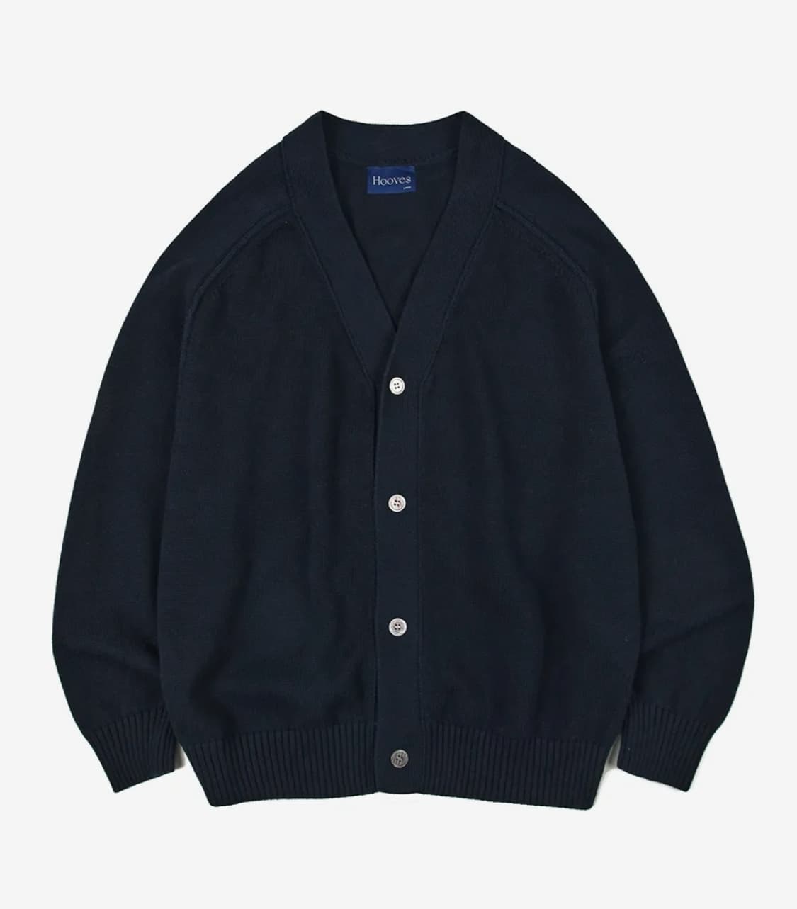 후브스 리버스 세미오버 가디건 네이비 M 상품이미지3