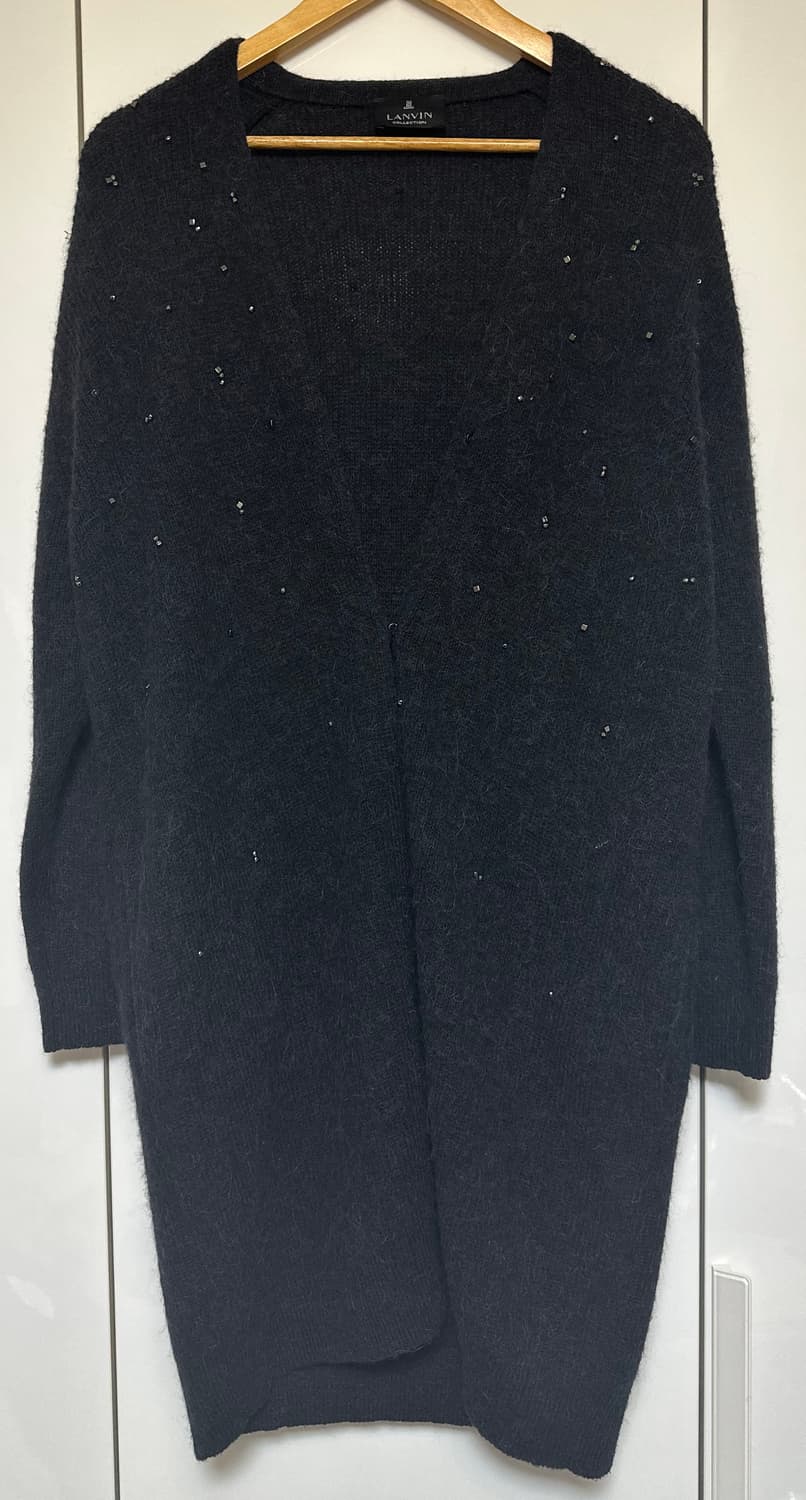 랑방 알파카 양모 오픈형 롱가디건 상품이미지3