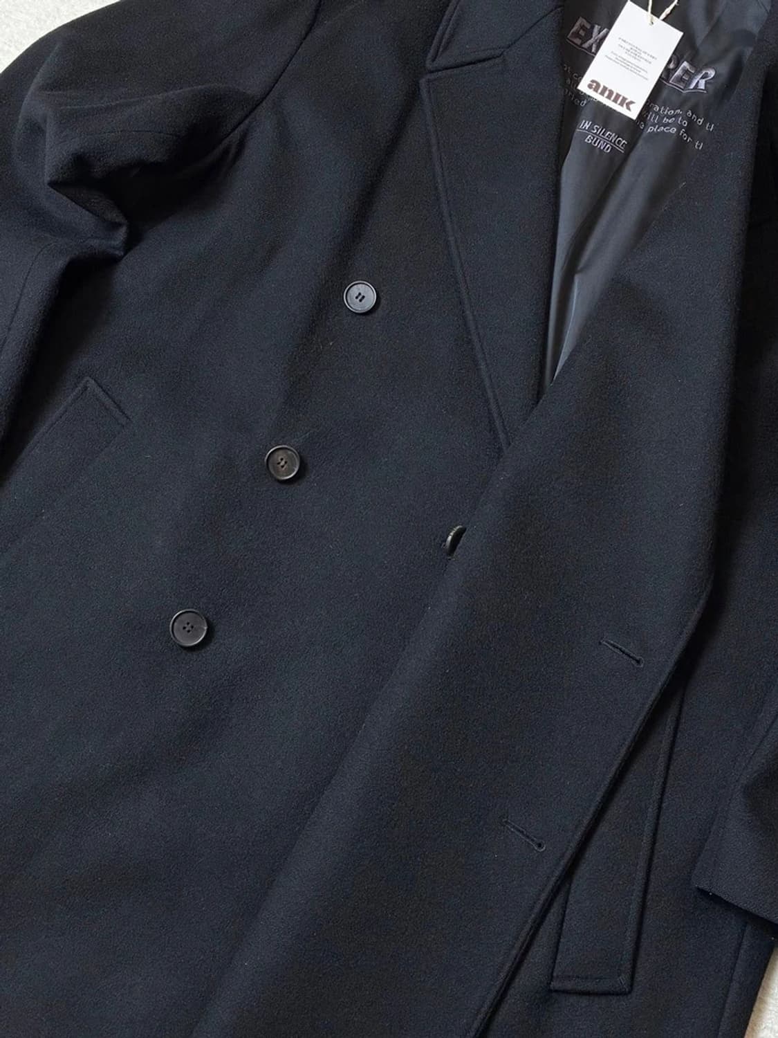 인사일런스 x 분트 17FW 캐시미어 블렌드 더블 코트 PN6661    상품이미지3