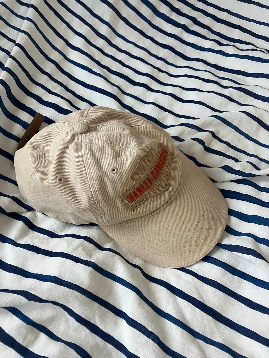 할리데이비슨 크림 캡 / 가죽 스트랩  상품이미지4