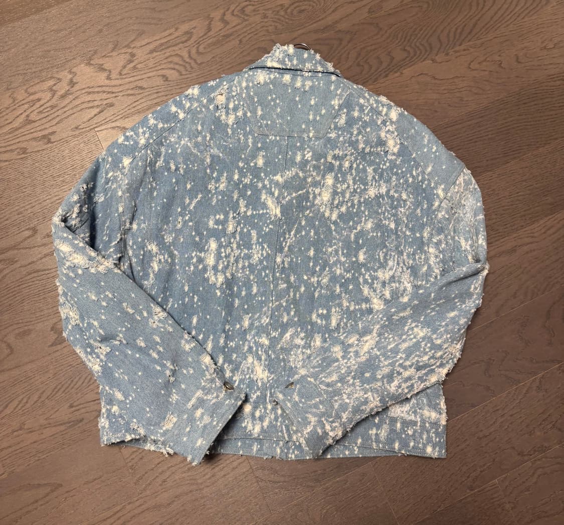 24SS 준지 데미지 데님 트러커 자켓 상품이미지3