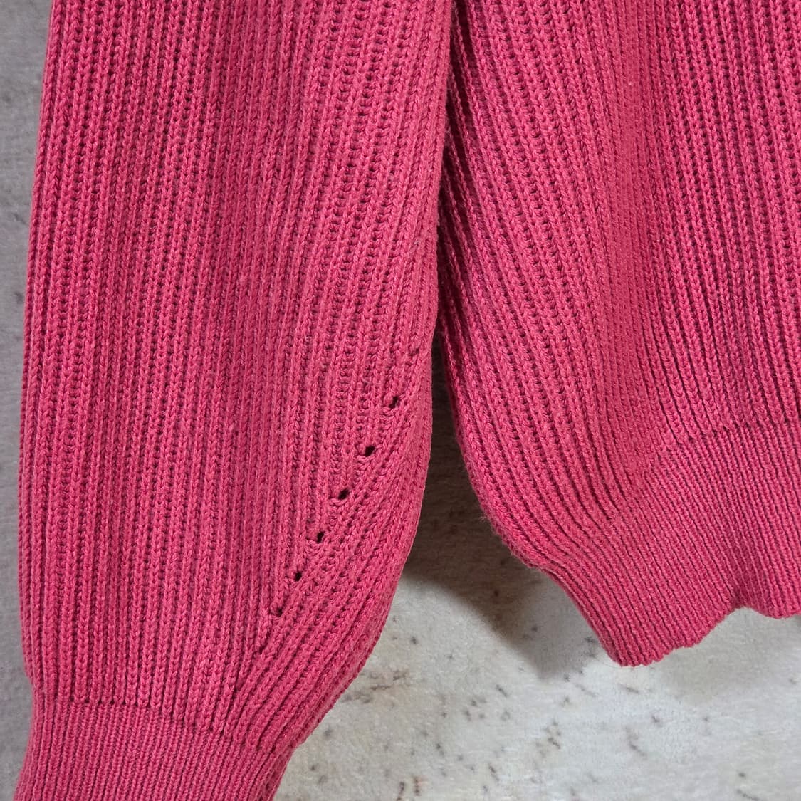 빈티지 핫핑크 오버핏 니트 상품이미지6