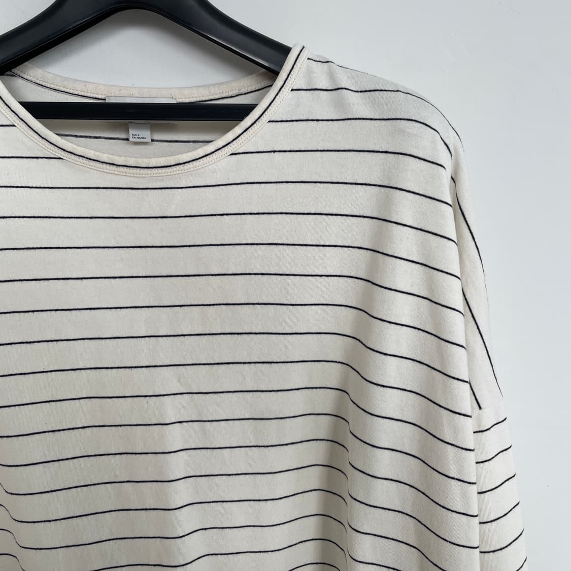 코스 8부 스트라이프 롱 티셔츠 상품이미지3