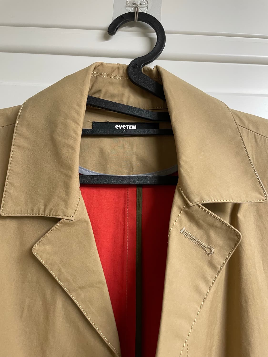 시스템 트렌치 코트 상품이미지2