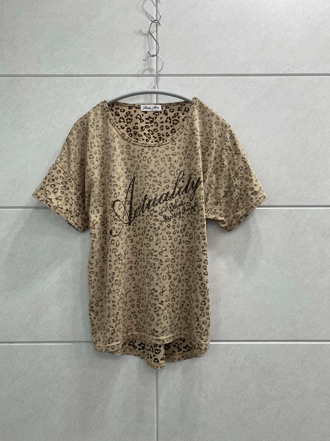Leopard Print 1/2 Tee 상품이미지3