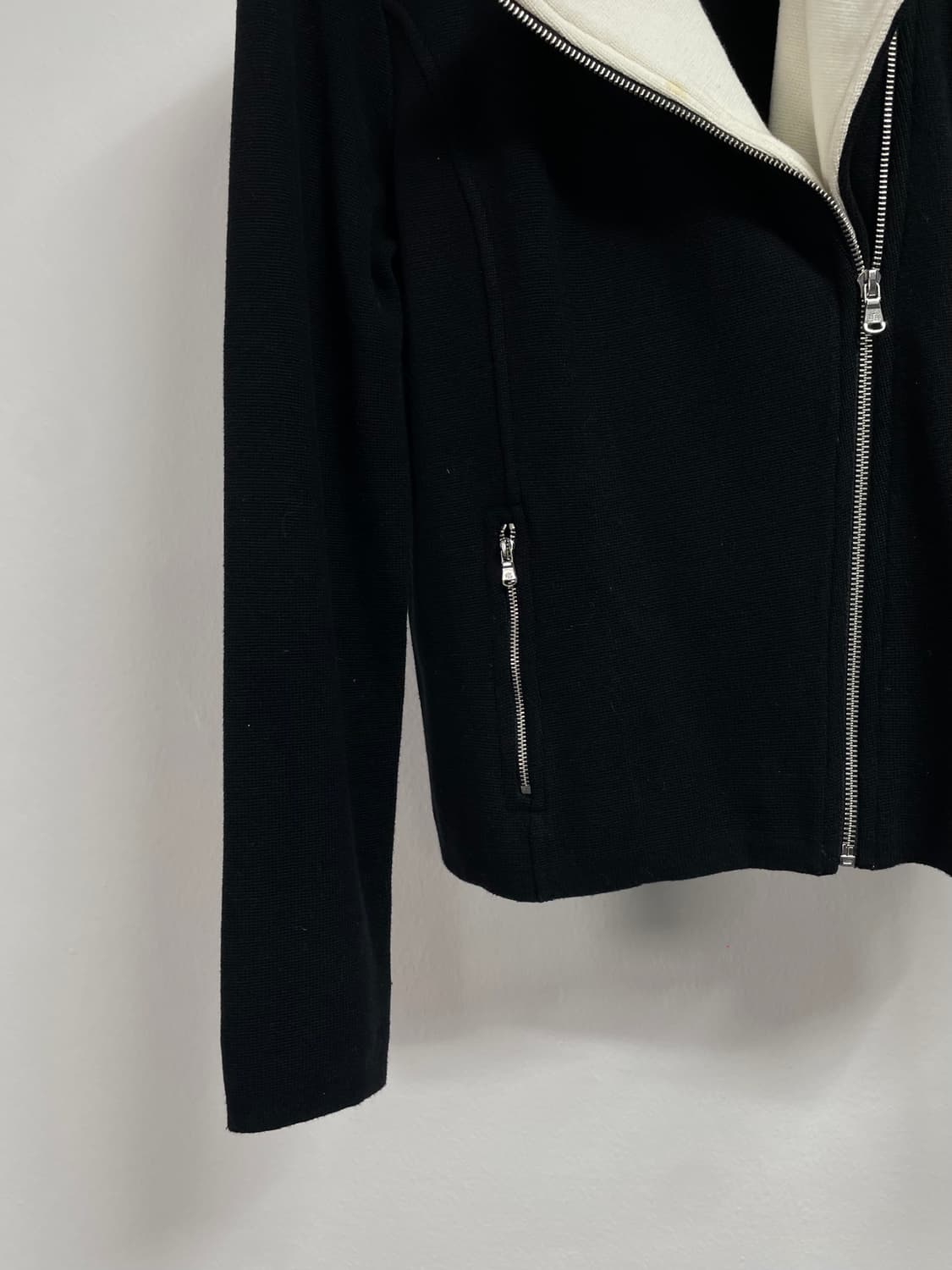 로렌 랄프로렌 우먼스 니트 라이더 집업 자켓 (on.284)  상품이미지3