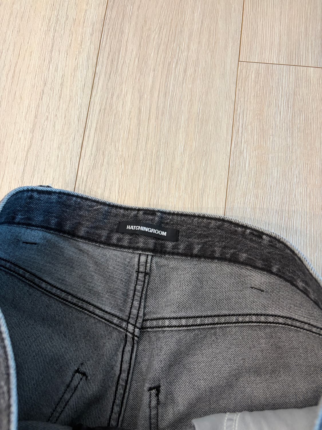해칭룸 와이드 커브진 블랙 3 상품이미지4