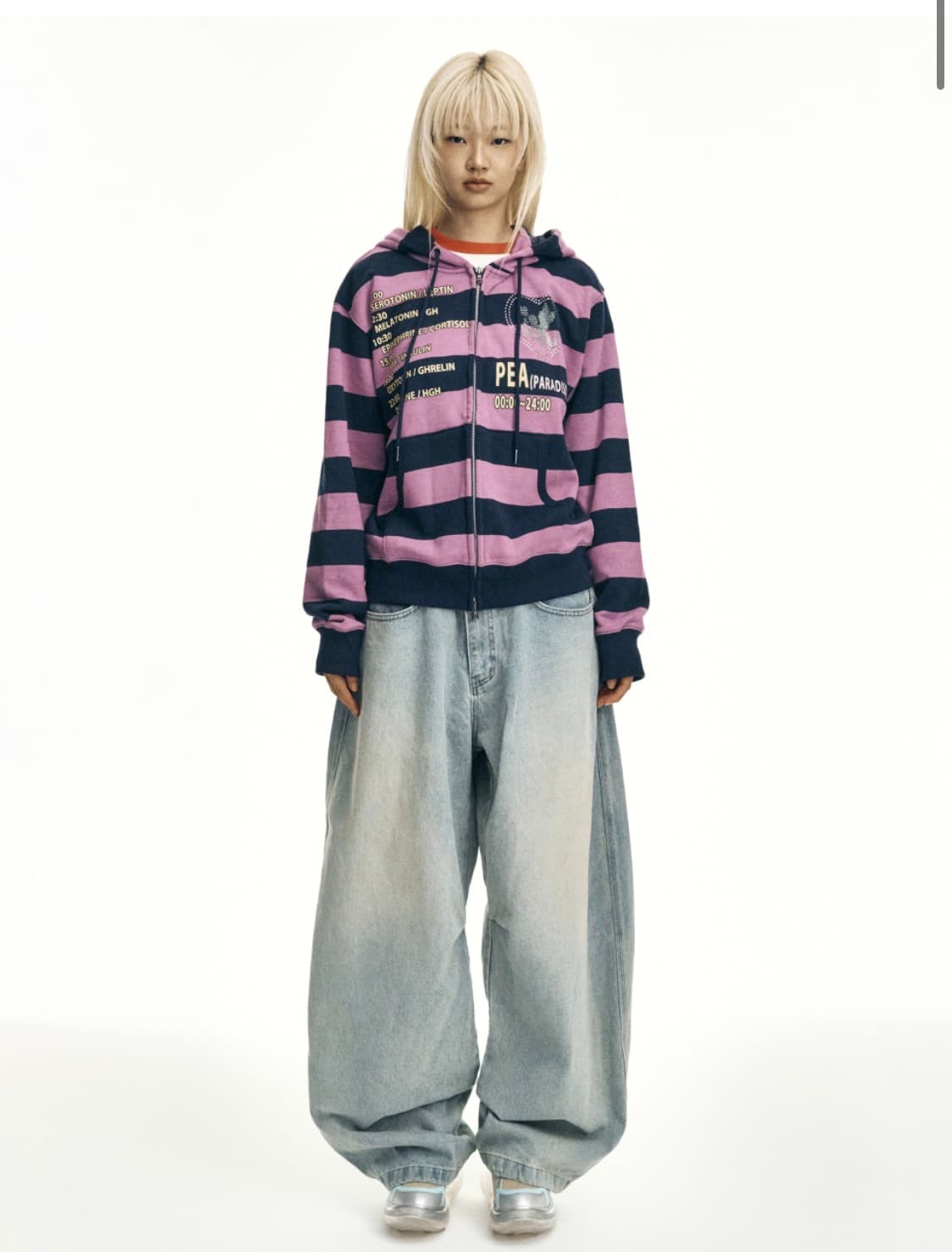 카치스 cotchs TIME TABLE HOODED ZIP UP후드집업 상품이미지2