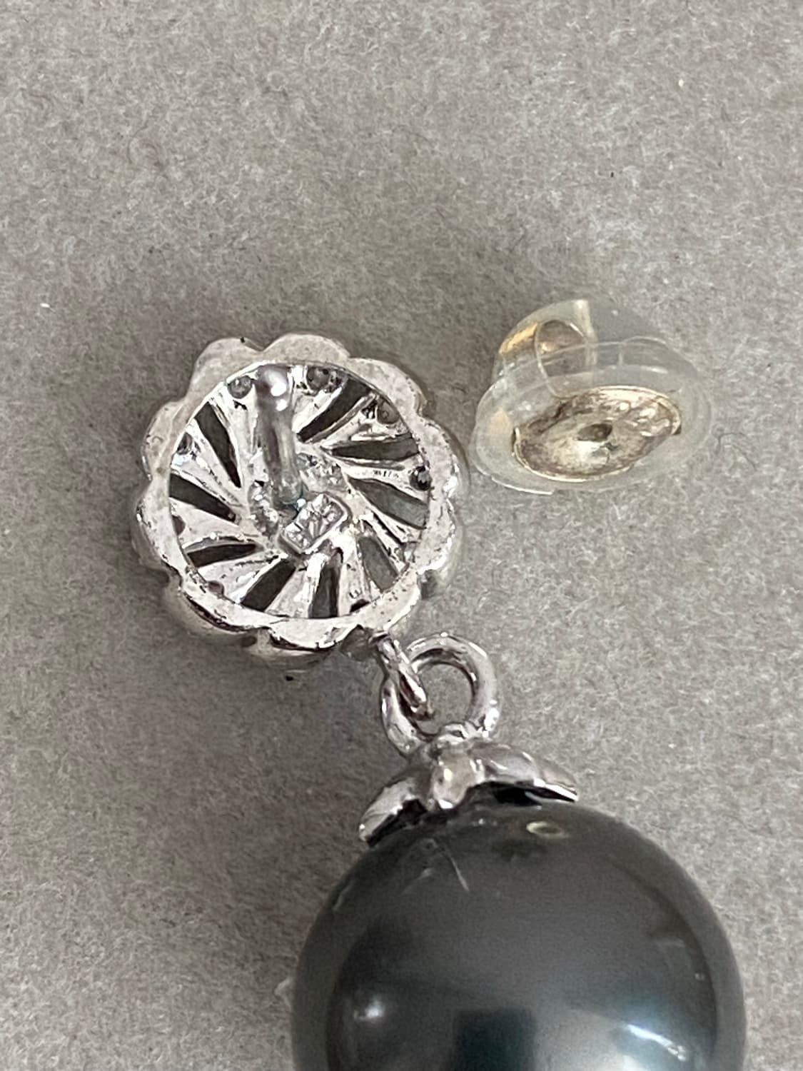 악세서리 흑진주 실버 귀걸이 상품이미지10