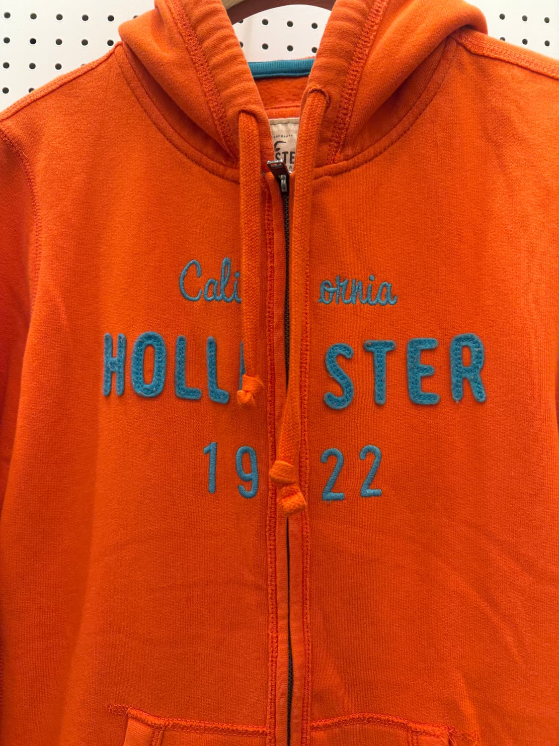 홀리스터 오렌지 빅로고 후드집업 U738 상품이미지6