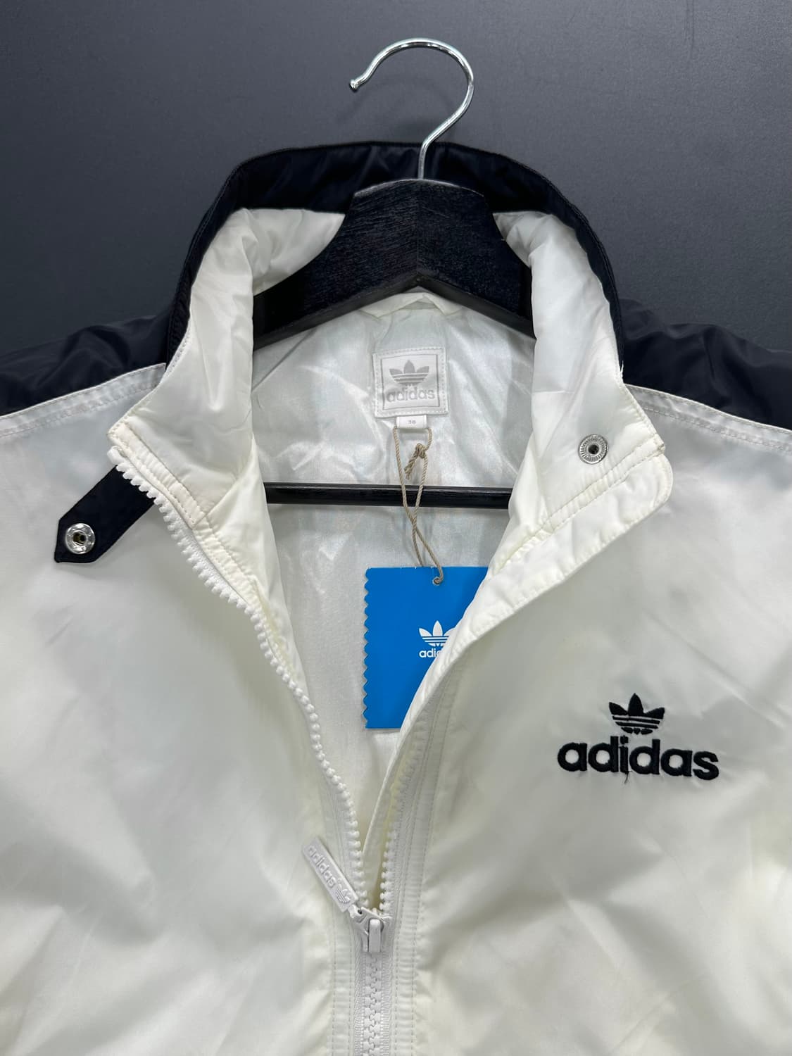 아디다스 넥버튼 투웨이 바이커 점퍼 데드스탁 상품이미지7