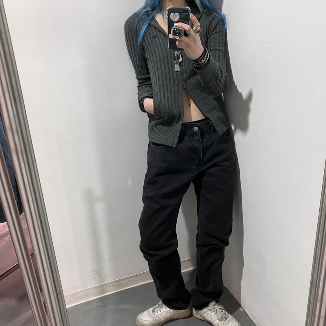 리바이스 511 흑청 데님팬츠 상품이미지1