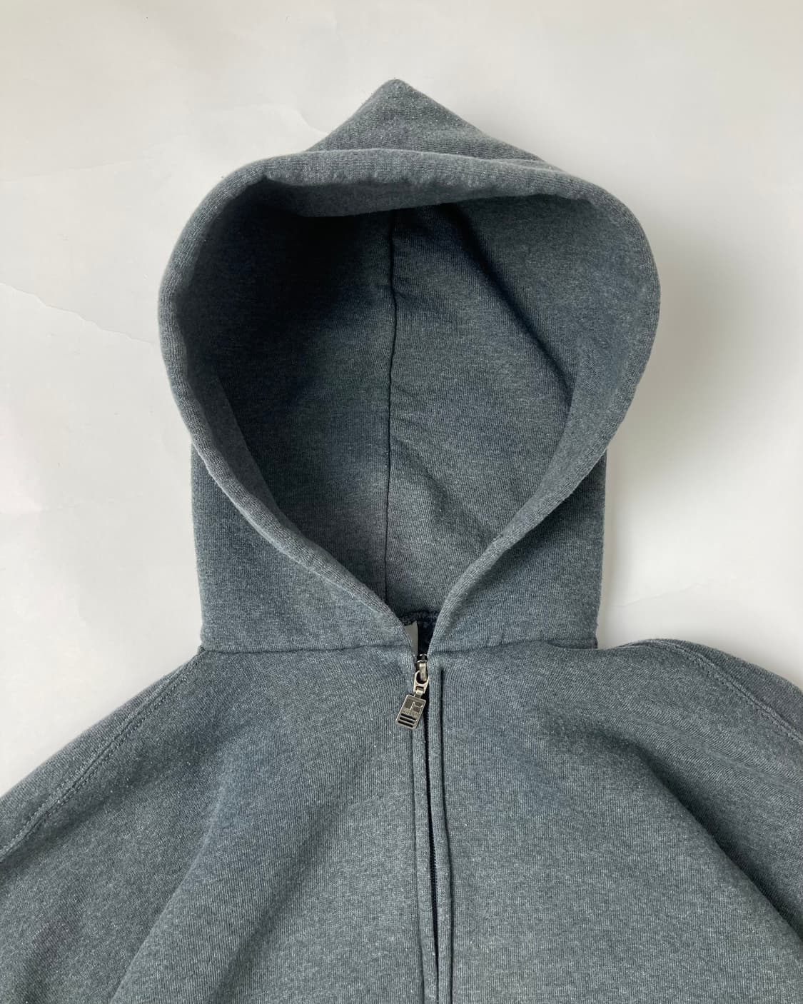 90s Russell Zip Up Hoodie (charcoal) 상품이미지6