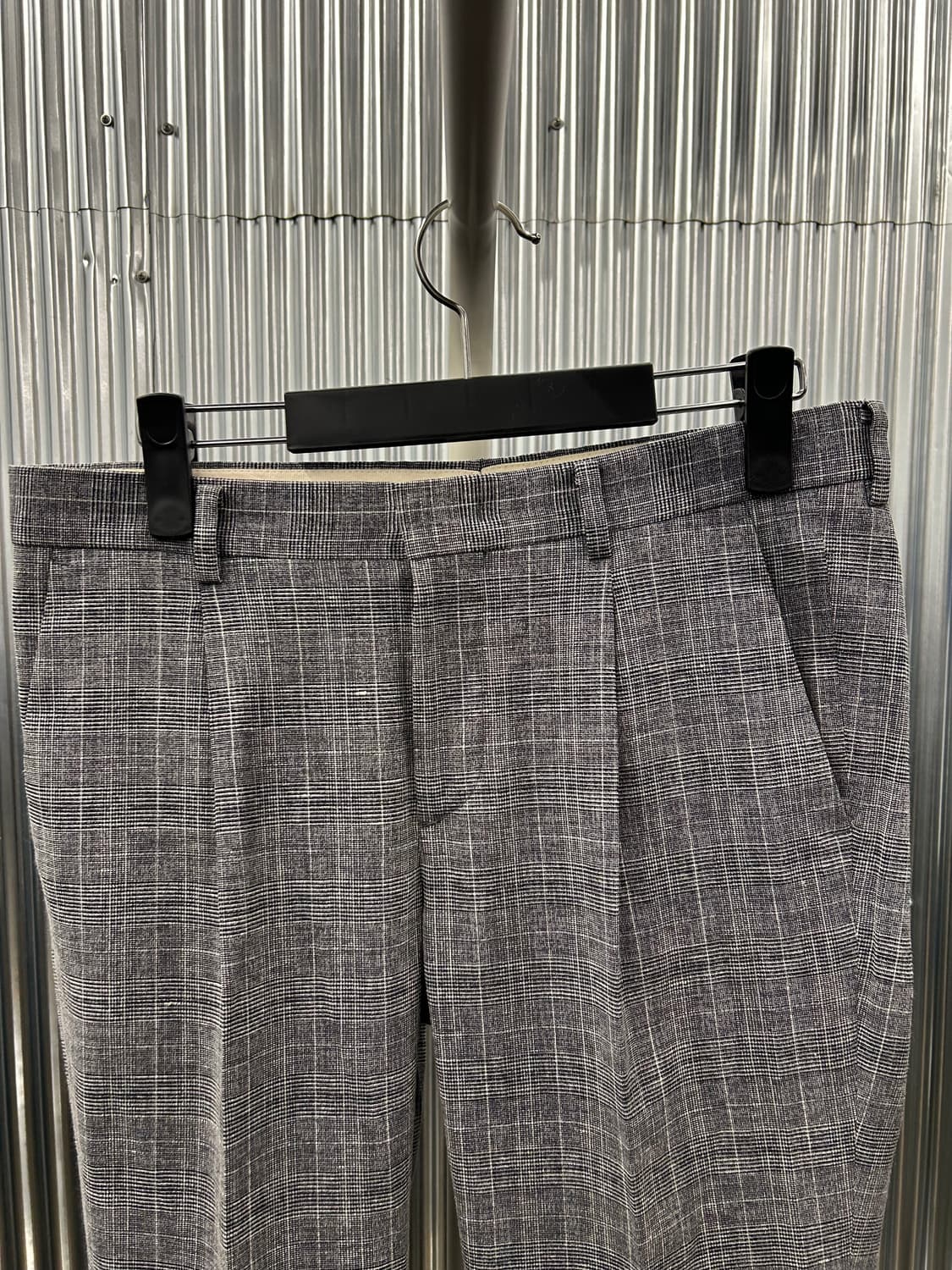 ZIO SONGZIO 체크 슬랙스 정장 바지 상품이미지8