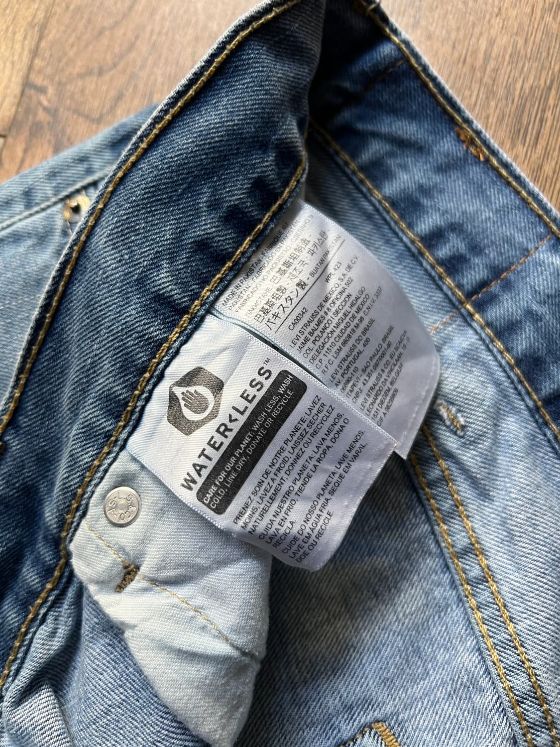 [40]리바이스 505 빈티지 워싱 빅사이즈 데님 팬츠 상품이미지3