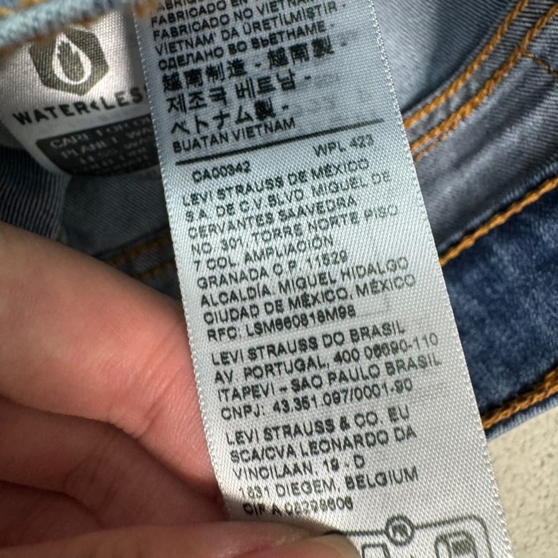 LEVI STRAUSS & CO 505 데님팬츠 W28 L32 상품이미지5