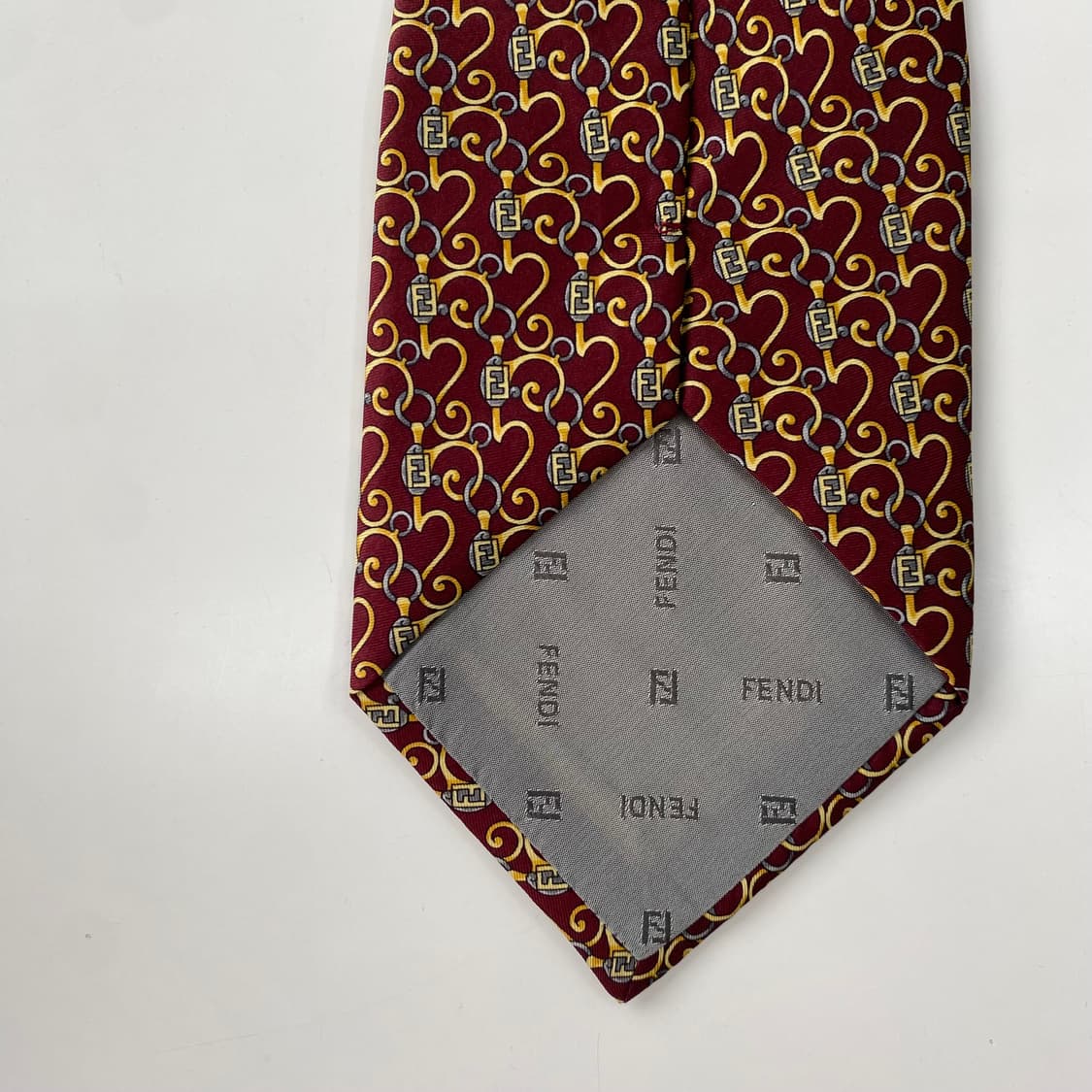펜디 (FENDI) FF모노그램 명품 정품 넥타이 상품이미지7