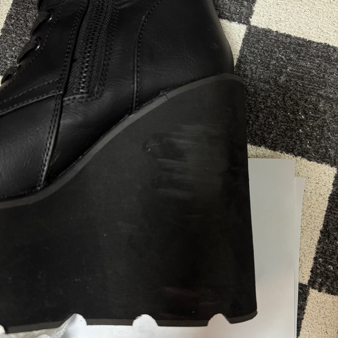 Dolls Kill 돌스킬 옵시디언 포켓 플랫폼 부츠 상품이미지5