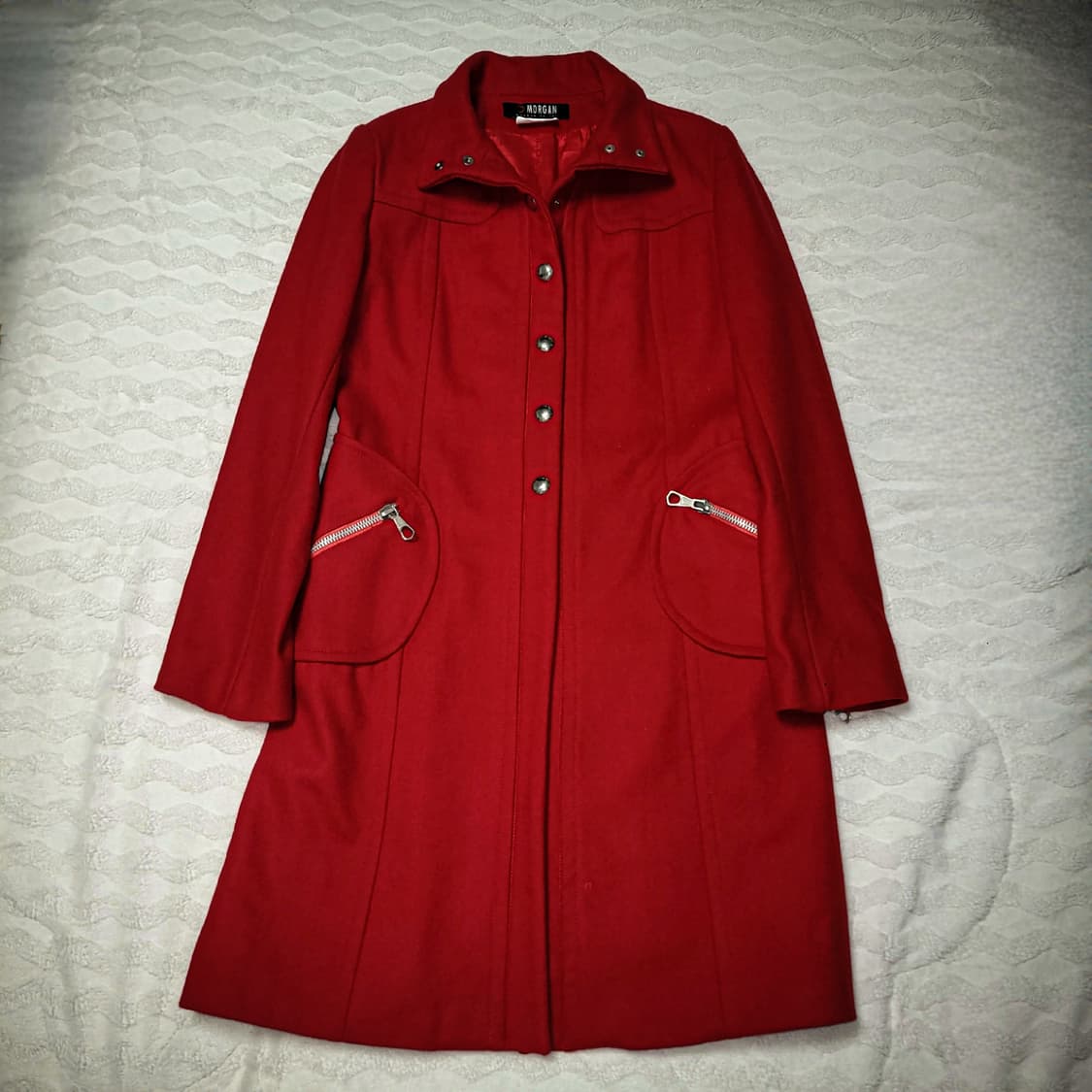 00s MORGAN Rose Wool Coat 상품이미지1