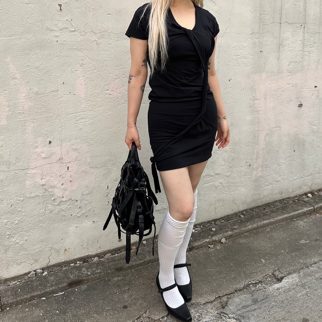 헬무트 랭 레이어드 랩 드레스 상품이미지6