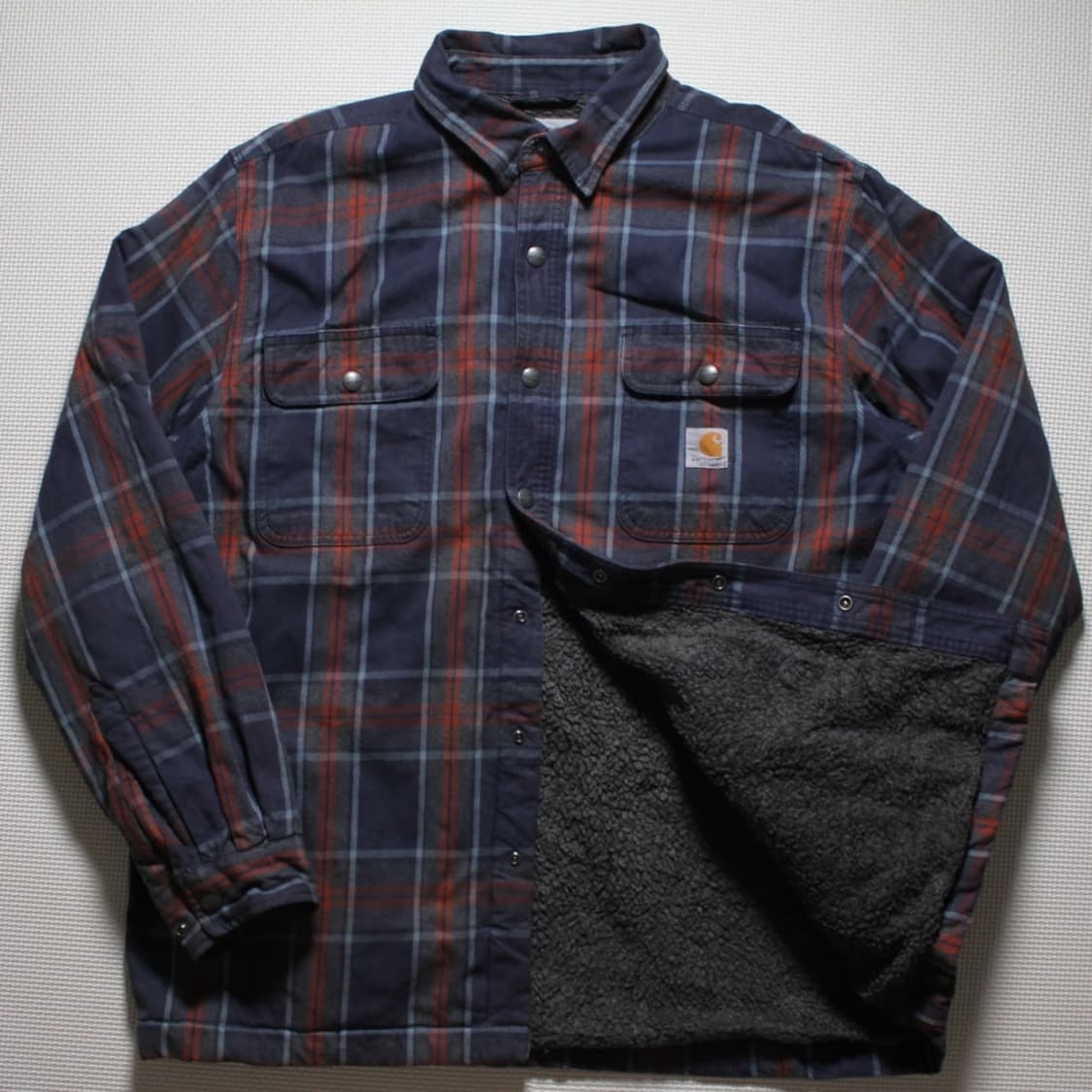 Carhartt 칼하트 셰르파 안감 플란넬 자켓  상품이미지1