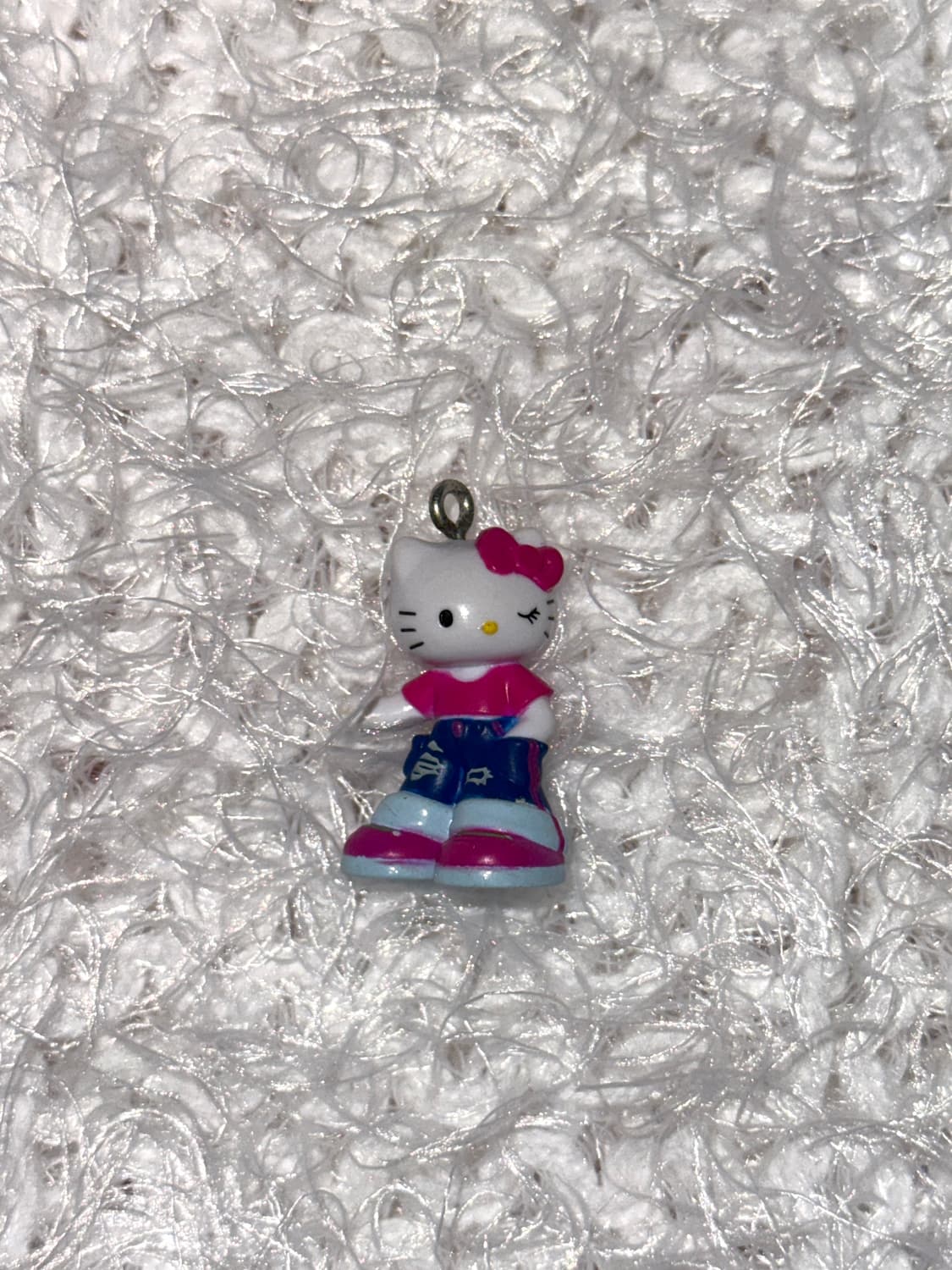 빈티지) 고전 키티 스트랩 왕발키티 챰 알맹이 상품이미지3