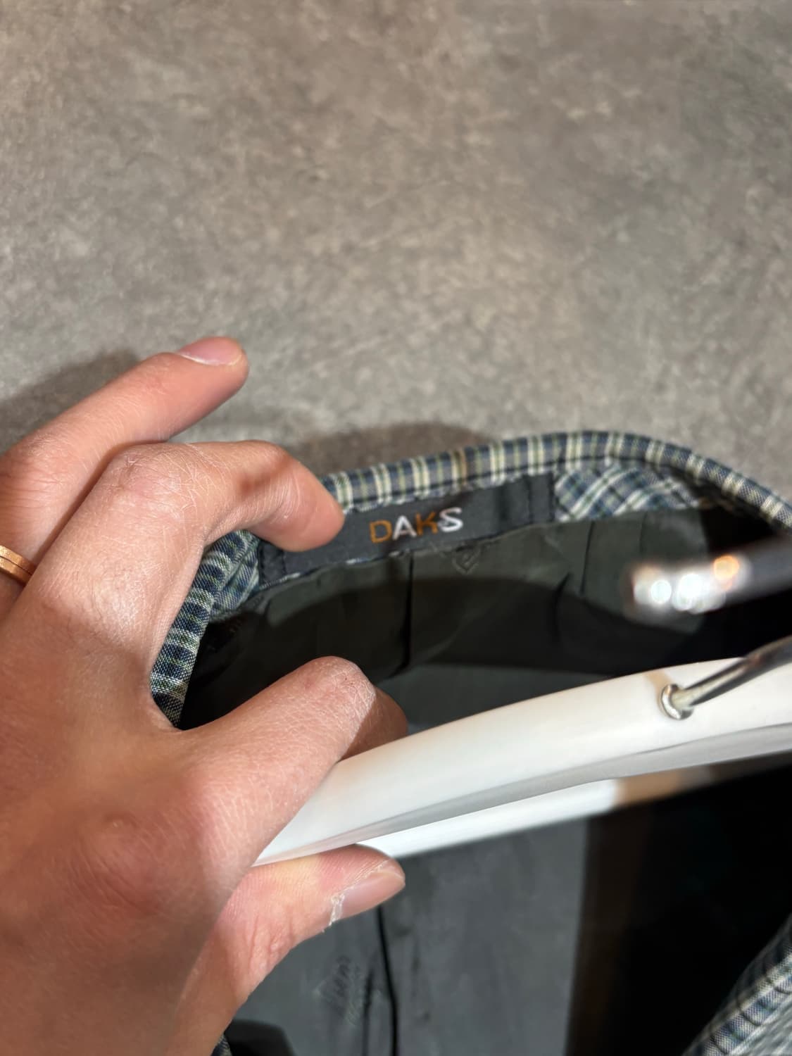 DAKS 닥스 체크 블레이저 자켓  상품이미지4