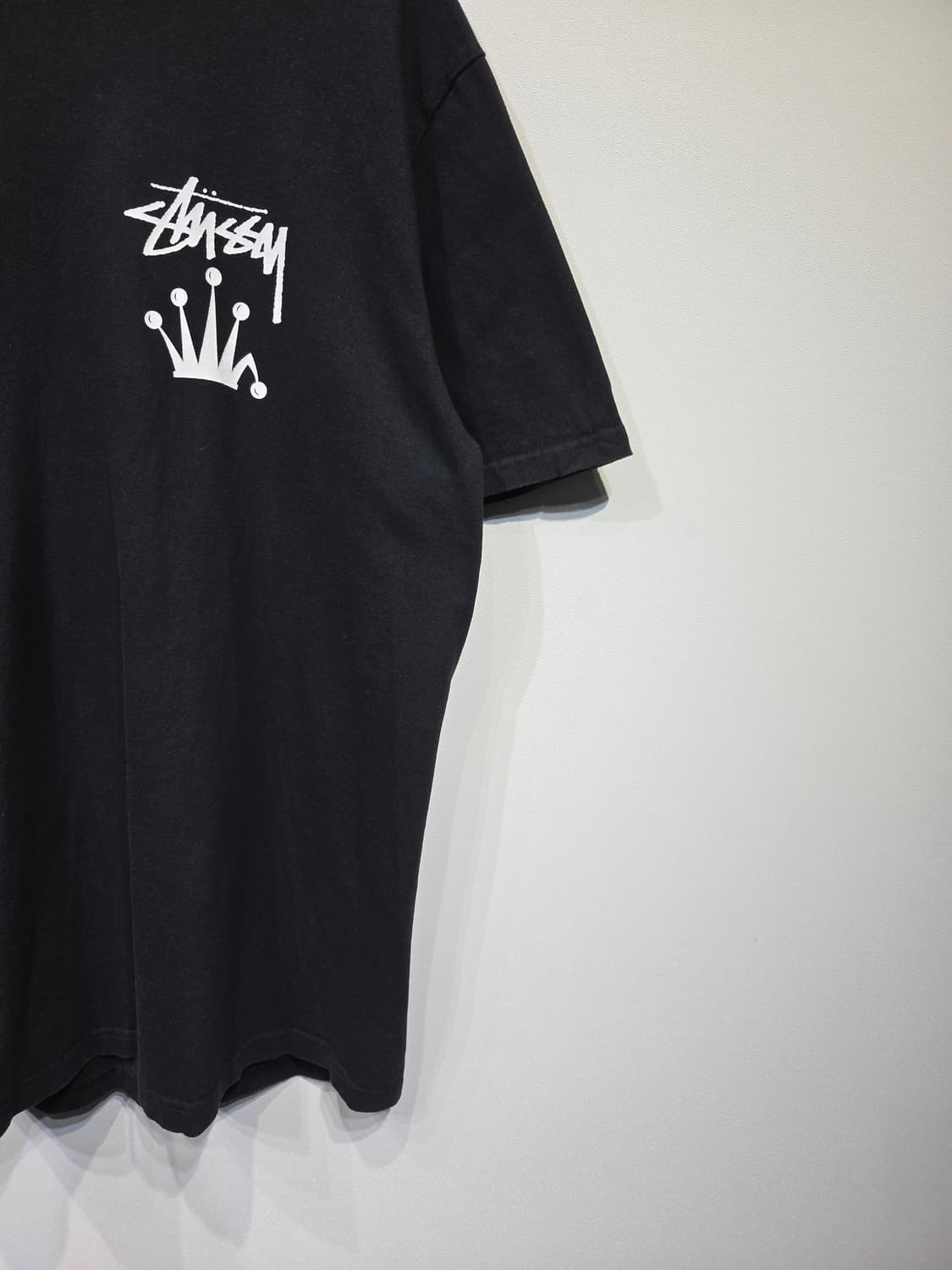 스투시 정품 스톡 크라운 로고 반팔 티셔츠 상품이미지5