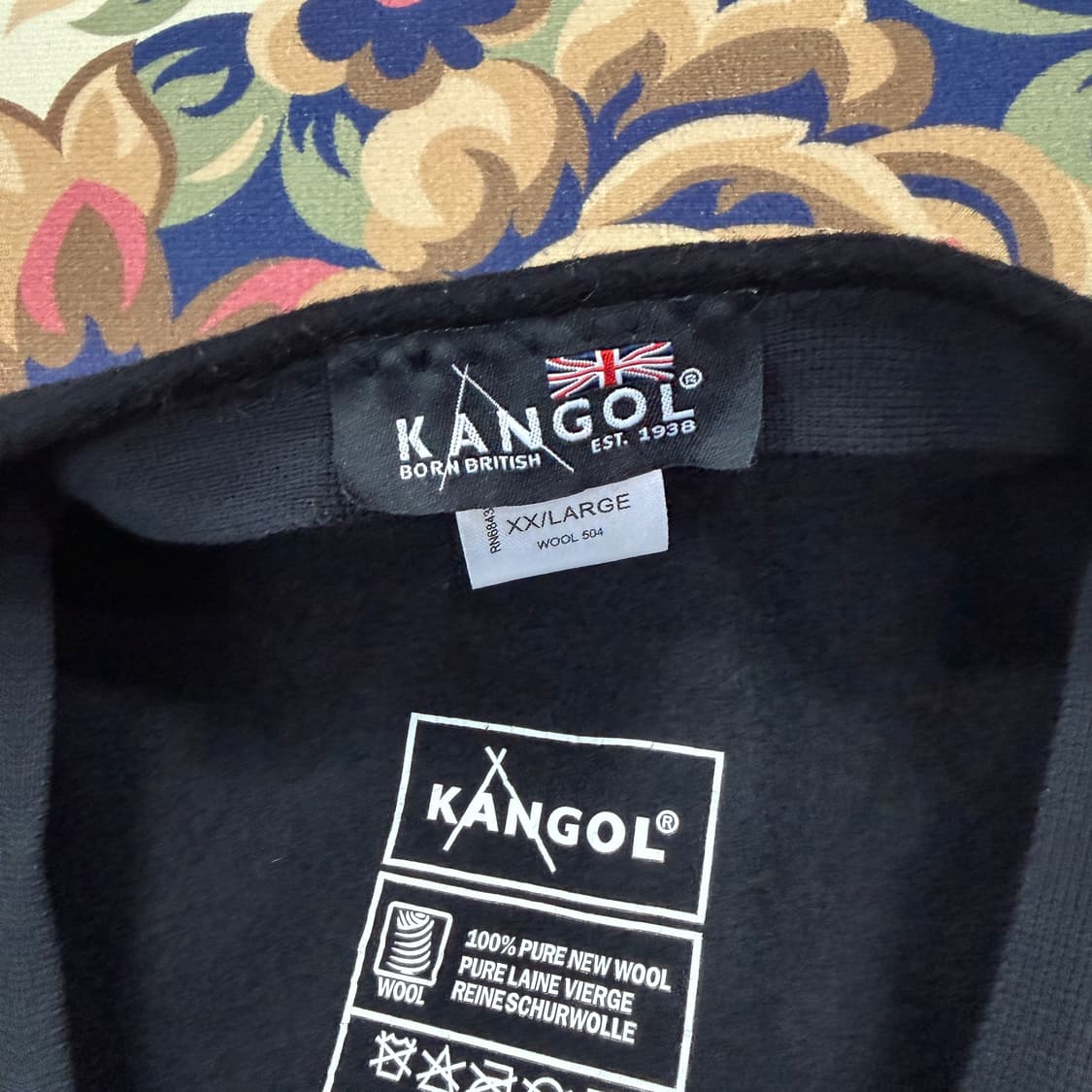 (XXL)캉골 Kangol 울 헌팅캡(블랙) 상품이미지5