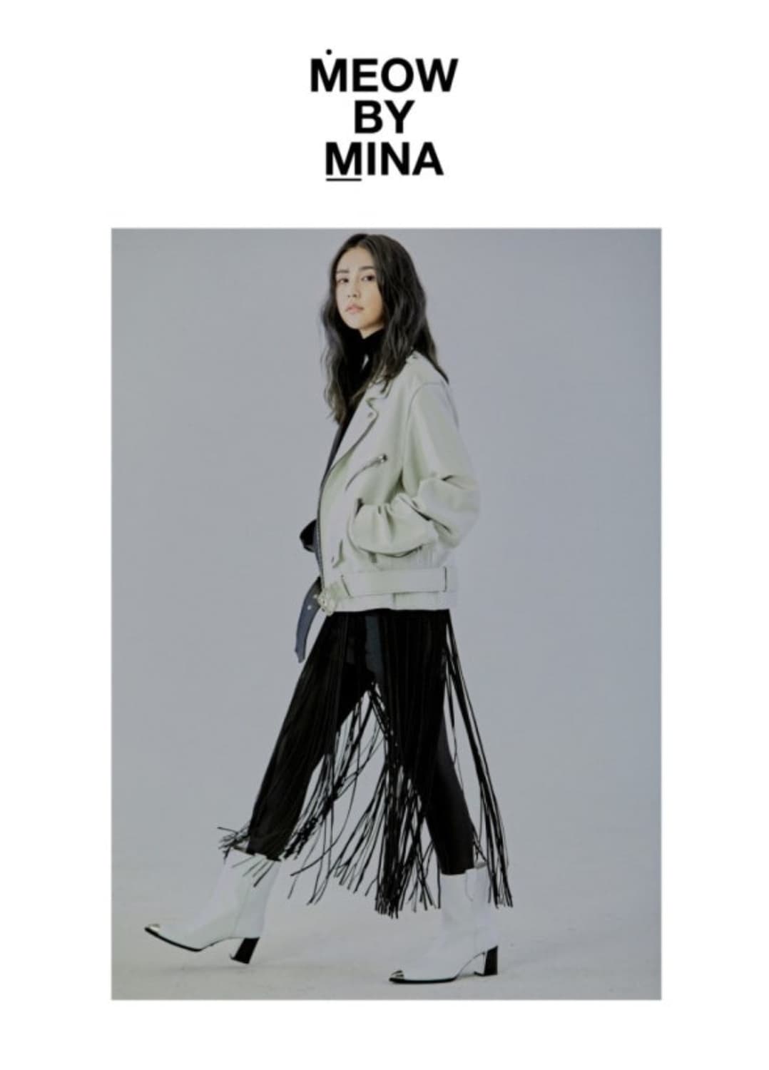 <필독> 미야우 바이 미나  라이더 자켓 <남녀공용> 상품이미지1