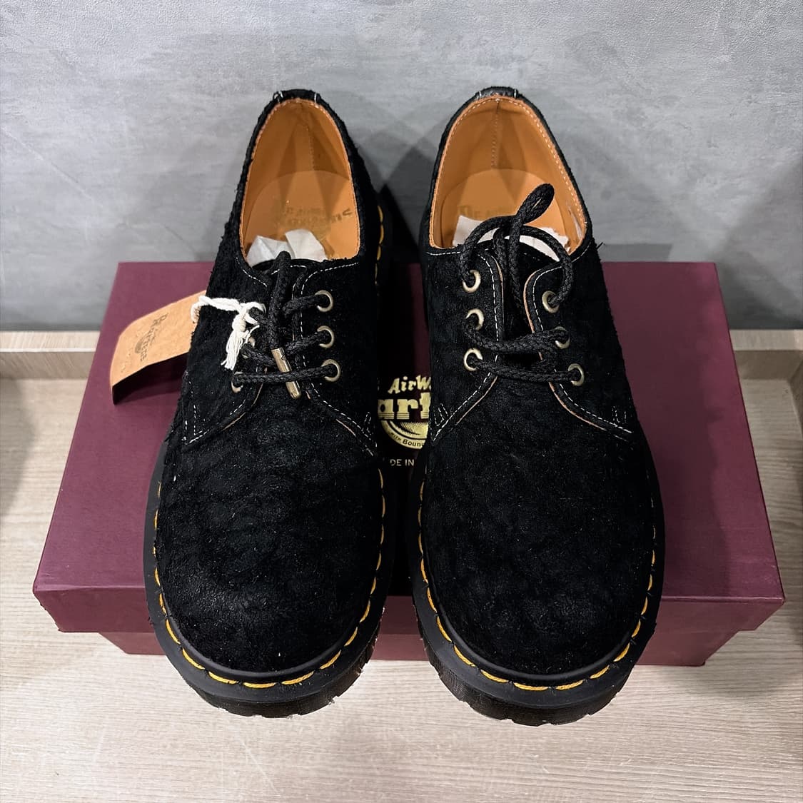 (정품/새상품) 닥터마틴 1461 Bex 블랙 스웨이드 엠보 옥스퍼드 상품이미지1
