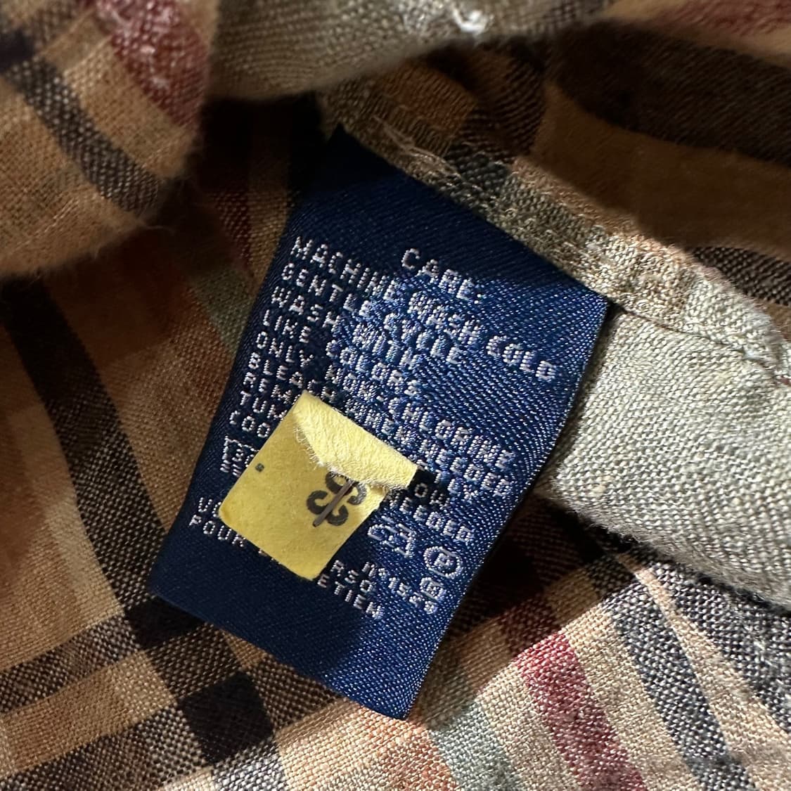 랄프로렌 린넨 견장 체크 셔츠 상품이미지8