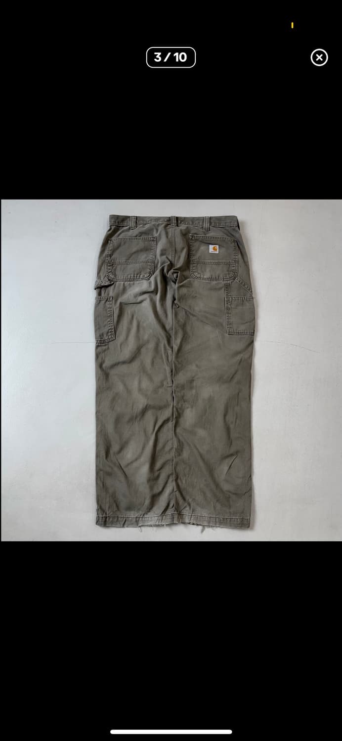 칼하트 OG 카펜터 페이딩 와이드 워크팬츠 상품이미지3