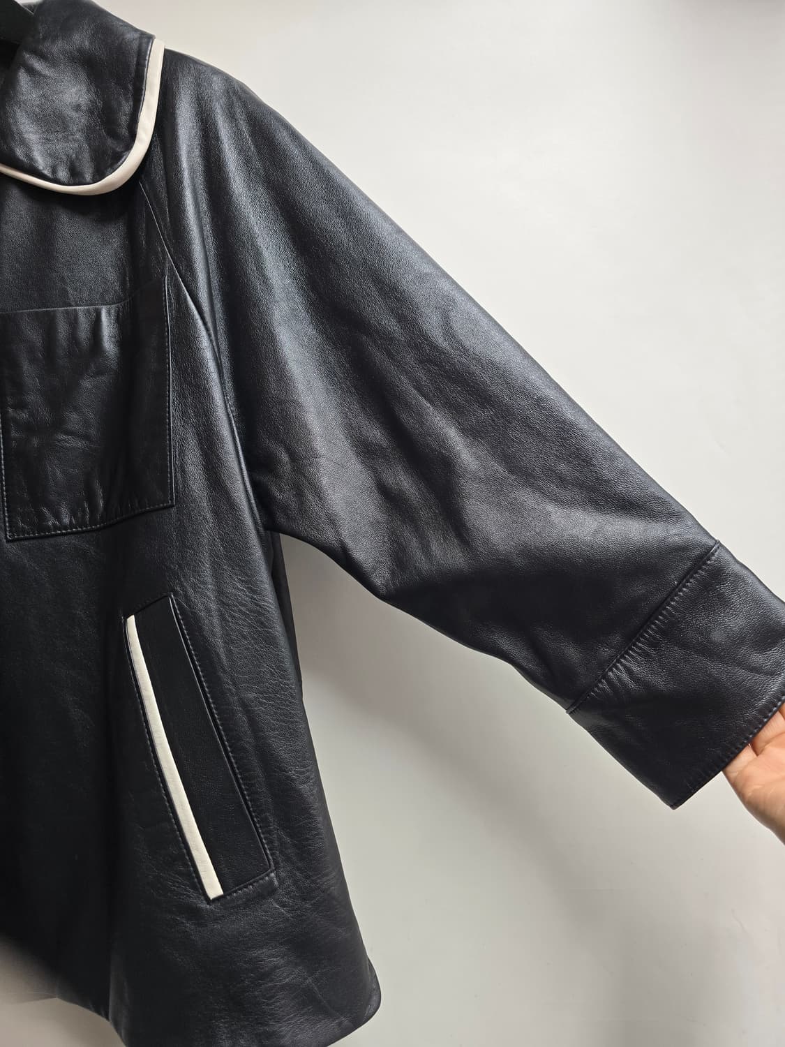 새상품)emcee 엠씨 이태리양가죽자켓 55~66 상품이미지5