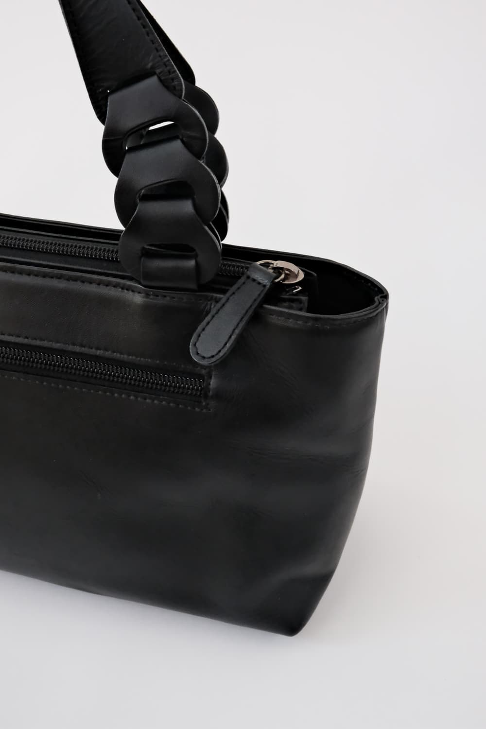Black Leather Handbag 상품이미지6