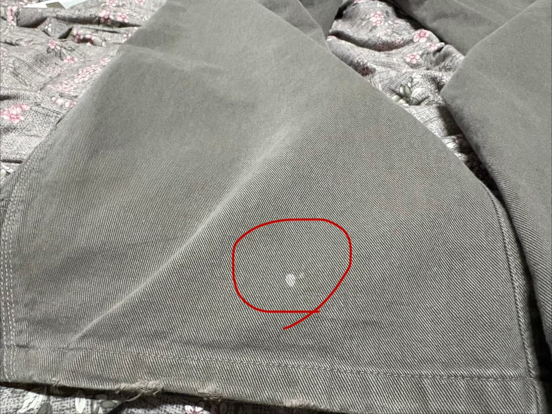 3) 폴리테루 1011 웨스턴 보로 팬츠 그레이 판매해요. 상품이미지5