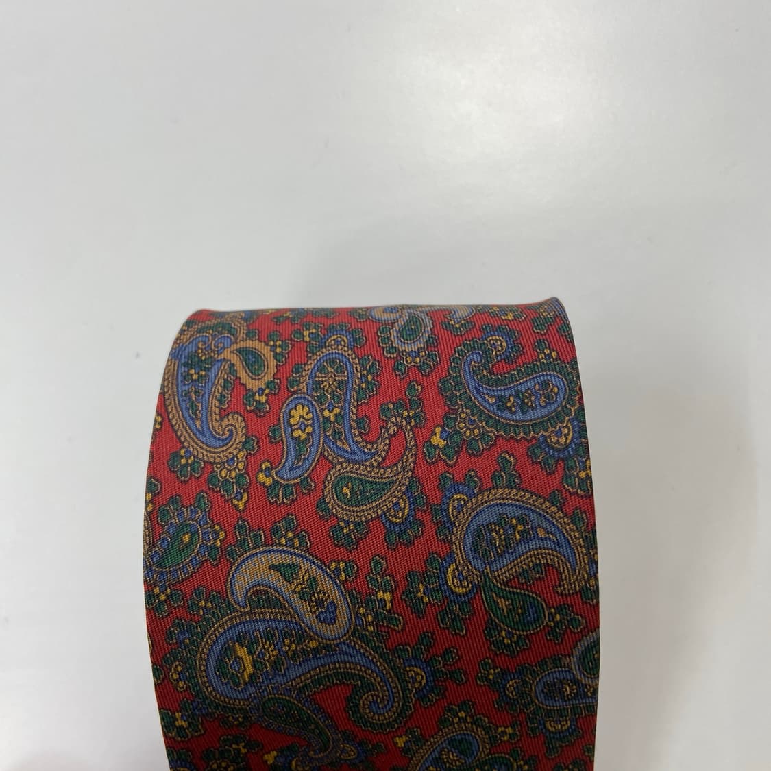 YSL 입생로랑 명품 정품 페이즐리 넥타이 8.2cm 상품이미지5