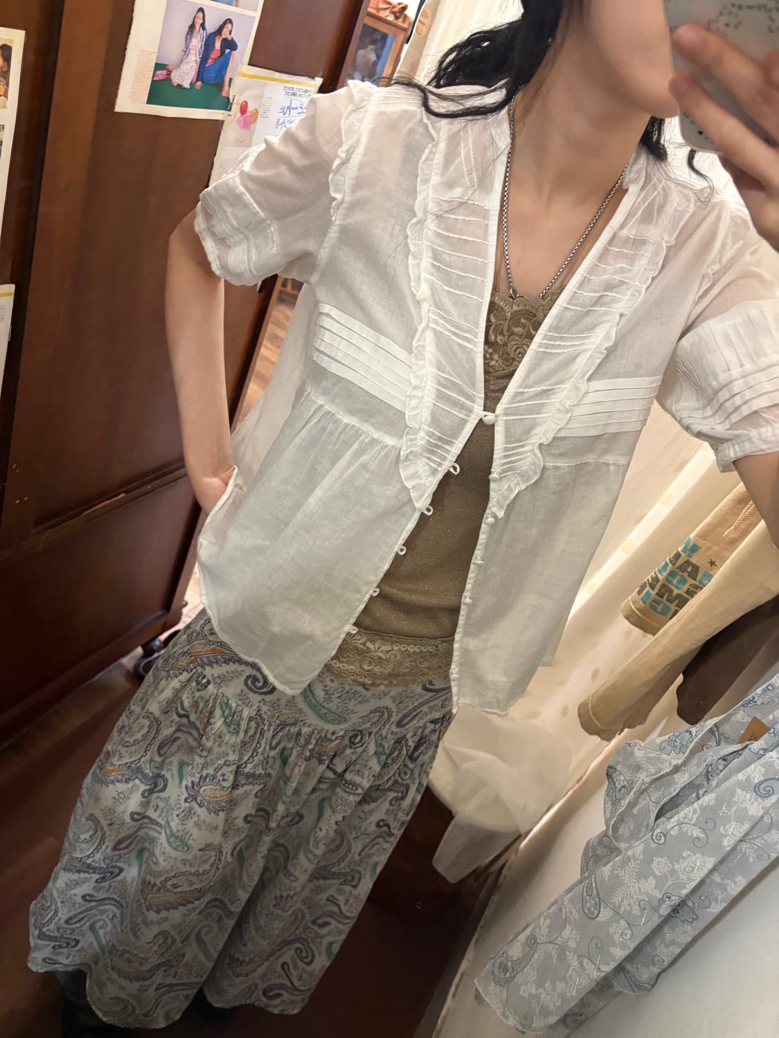 jpn vintage linnen shirt  상품이미지2