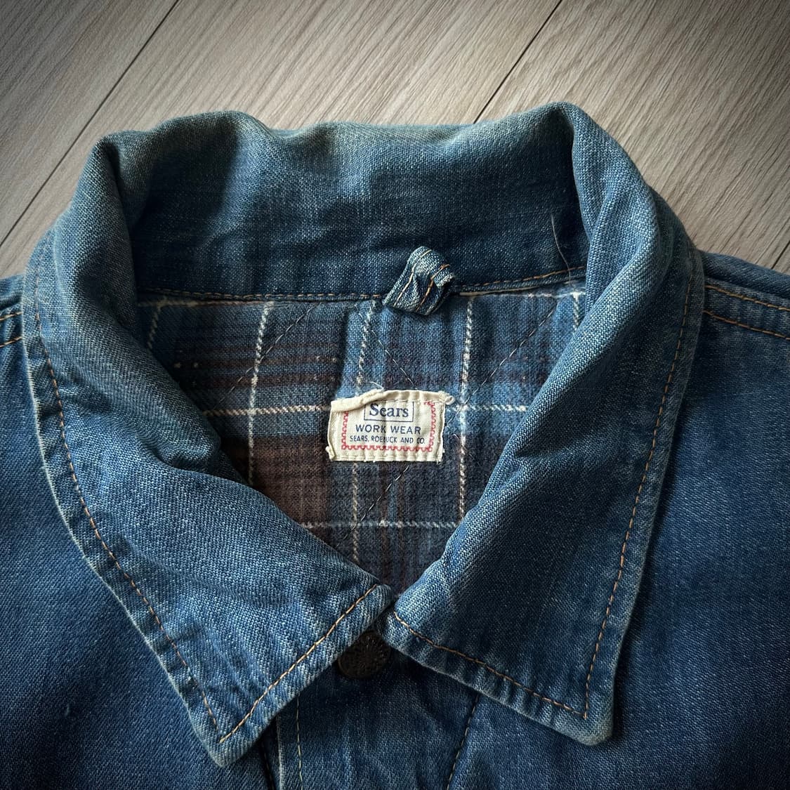 60s USA SEARS 2nd Denim Jacket 상품이미지4