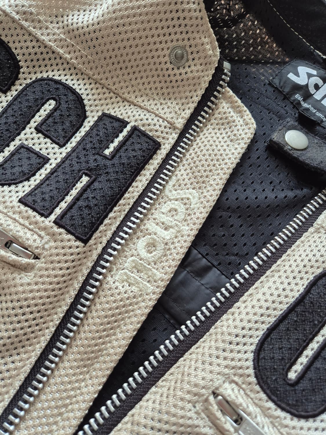 쇼트 메쉬 라이더 재킷  상품이미지5