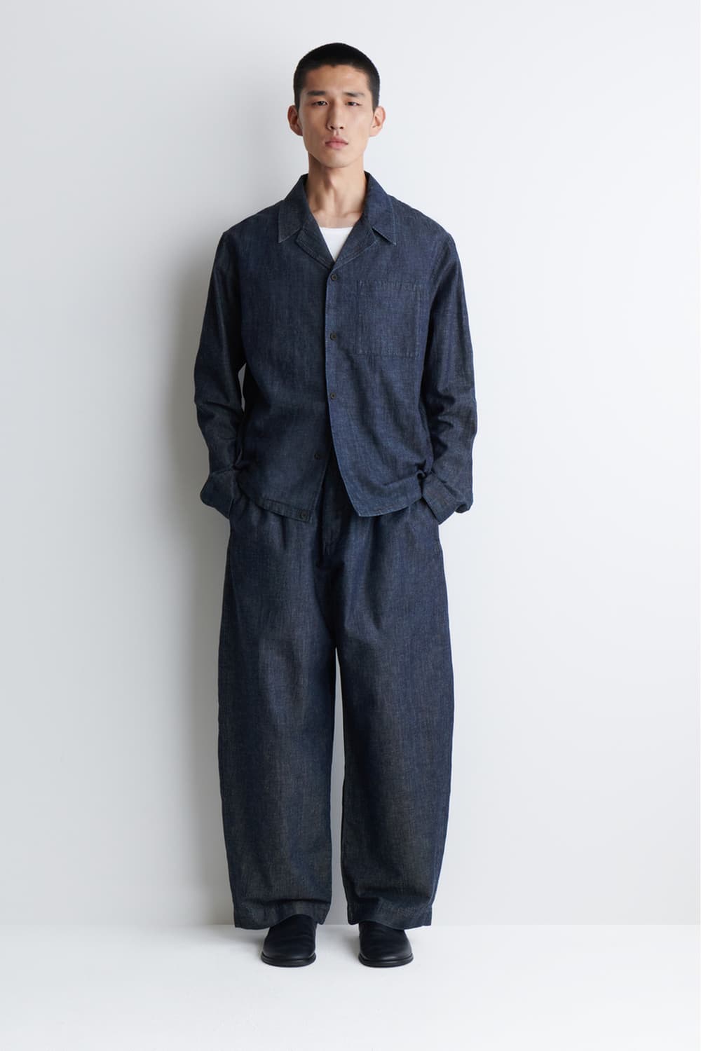 코스) 캠프 칼라 데님 셔켓 상품이미지2