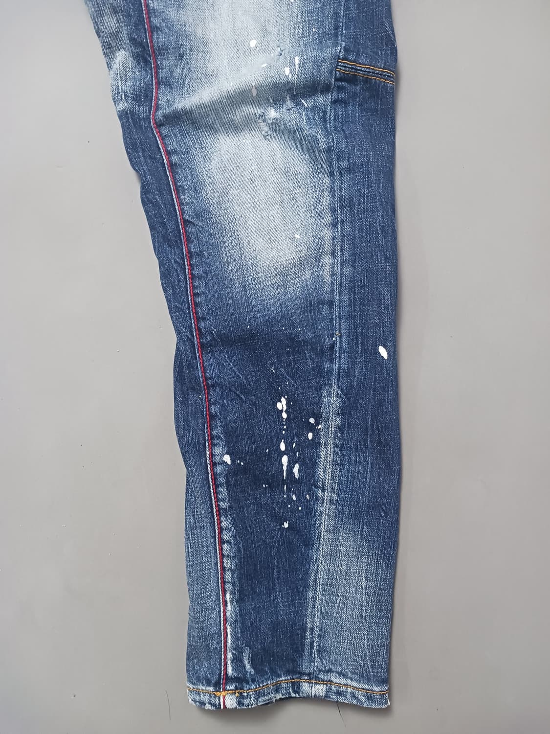 [48] 디스퀘어드2 레드스티치 타이디바이커진 청바지 32 33 상품이미지5